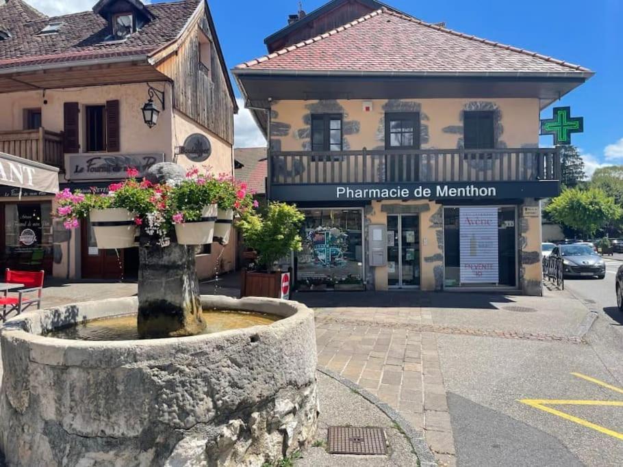 Charmant Appartement Lac D'Annecy / Ski - 6 Pers Menthon-Saint-Bernard Bagian luar foto